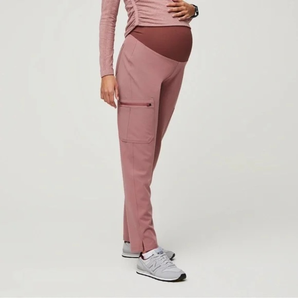 FIGS Women's Medium Yola Maternity 2.0 Petite Scrub Pants